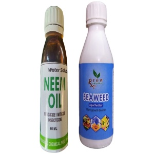 Seaweed Liquid Fertilizer 50 ml & Neem oil 60 ml